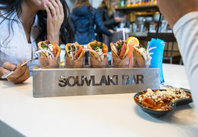 A rack of Souvlaki